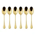 Komplet 6 łyżeczek Royal PVD do espresso Gold