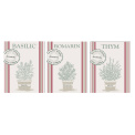 Set of 3 Aromate Kitchen Towels 50x70cm - 1