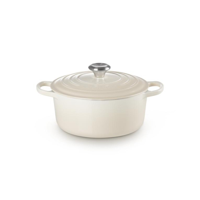 26cm 5.3L Meringue Cast Iron Pot