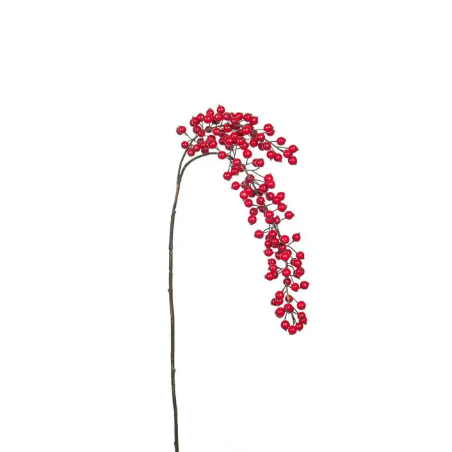 Gałązka jagód czerwonych 105cm - 1