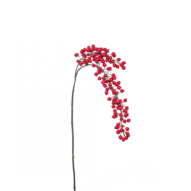 Gałązka jagód czerwonych 105cm