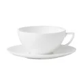 Filiżanka ze spodkiem Jasper Conran White 250ml do herbaty