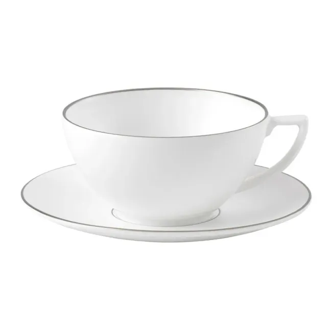 Filiżanka ze spodkiem Jasper Conran Platinum 250ml do herbaty