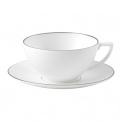 Jasper Conran Platinum Cup and Saucer 250ml for Tea - 1
