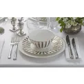 Jasper Conran Platinum Cup and Saucer 250ml Striped - 4