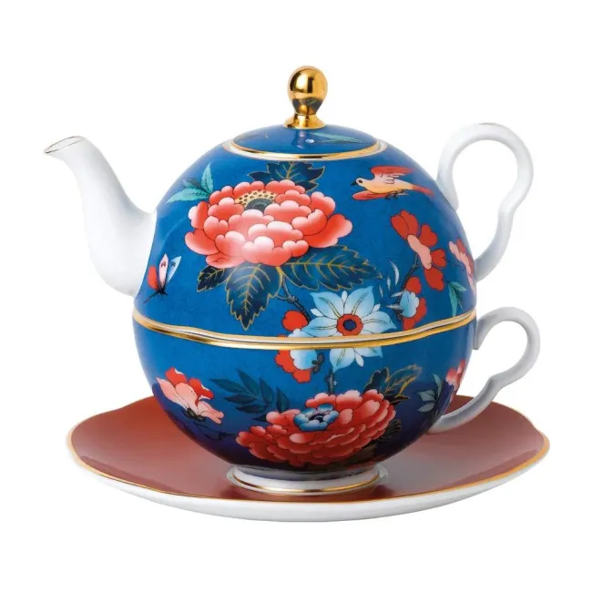 Dzbanek z filiżanką Tea For One Paeonia Blush 450ml
