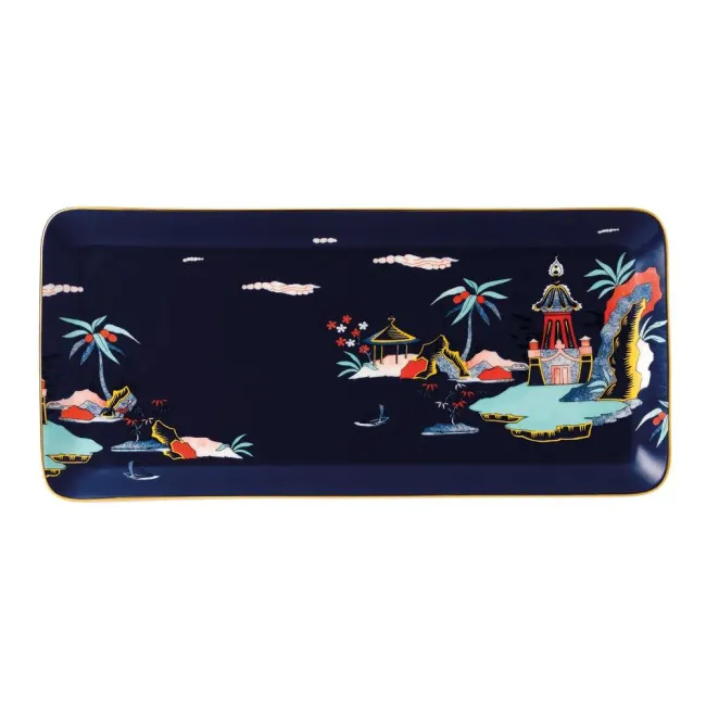 Wonderlust Tray 34x15cm Blue