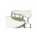 Round Table with Mirror 62x56cm L Champagne - 2