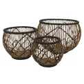 Bamboo Basket S Brown - 1