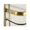 Metal Table 87x43x84cm Antique Gold - 4