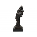 Face Figurine 33x13x16cm Black - 2
