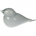Glass Bird Figurine 17x7.5x8cm White - 1