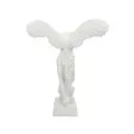 Figurka skrzydlata suknia 38x27x18cm biała - 5