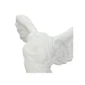 Figurka skrzydlata suknia 38x27x18cm biała - 4