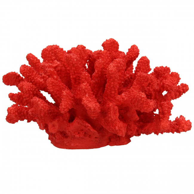 Ozdoba koralowiec 20x18x11cm czerwona