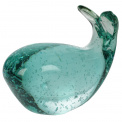 Glass Whale Figurine 12x8x6.5cm - 1