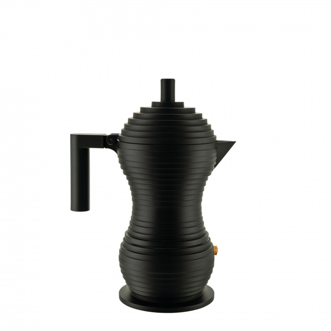 Kawiarka ciśnieniowa aluminiowa Pulcina 3-filiż. czarna 