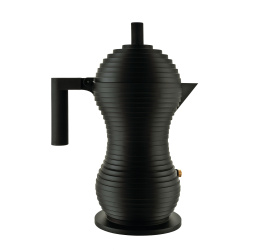 Kawiarka ciśnieniowa aluminiowa Pulcina 6-filiż. czarna 