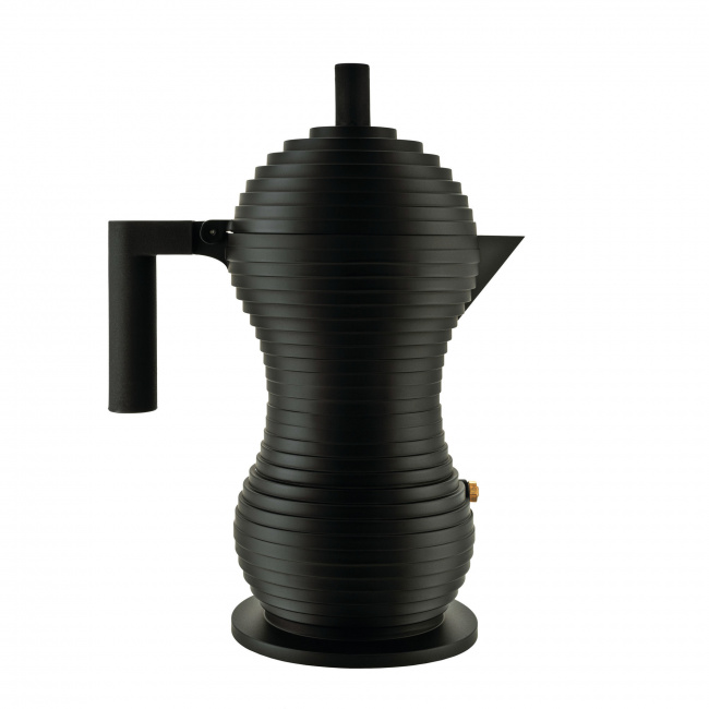 Kawiarka ciśnieniowa aluminiowa Pulcina 6-filiż. czarna 