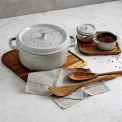 Komplet 4 garnków Mini Cocotte 200ml 10cm antyczny turkusowy - 6
