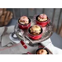 Komplet 4 garnków Mini Cocotte 200ml 10cm antyczny grafitowy - 9