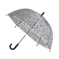 Parasol młodzieżowy przezroczysty długi gwiazdki - 3