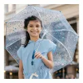 Parasol młodzieżowy przezroczysty długi gwiazdki - 6