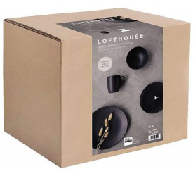 Zestaw Lofthouse Musli (16 elementów) czarny 