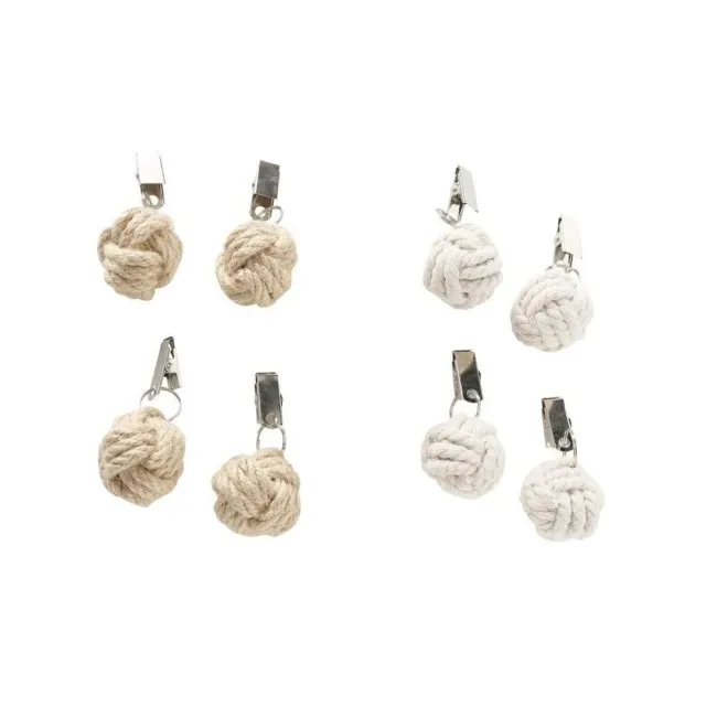 Komplet 4 obciążników do obrusów Jute 4,5cm (1 komplet - mix)