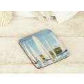 Set of 6 Coasters for Cups 10x10cm Boats - 2