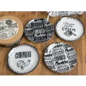 Talerz Cheese 19cm (1 sztuka - mix) - 3
