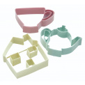 Set of 3 Tea Time Cookie Cutters