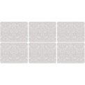 Set of 6 Placemats Morris Pure Strawberry Thief 30.5x23cm