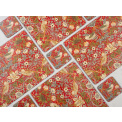 Set of 4 Placemats Morris&Co. Strawberry Thief Red 40x30cm - 2