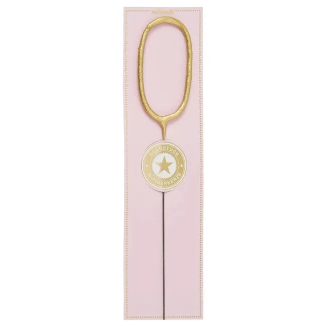 Zimne ognie Classic Cyfra 0 (1szt) Gold