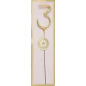 Zimne ognie Classic Cyfra 3 Gold (1szt) - 1