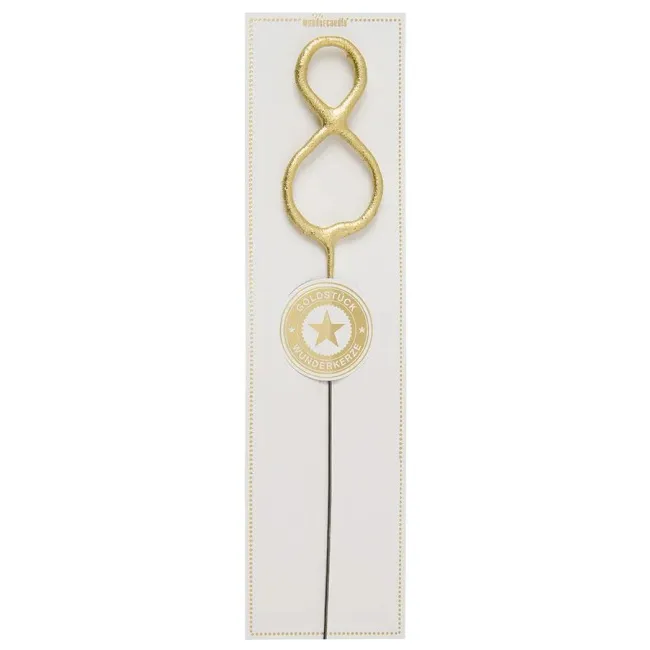 Zimne ognie Classic Cyfra 8 Gold (1szt)