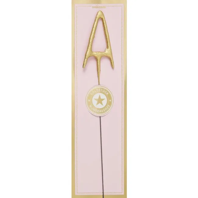 Zimne ognie Classic Litera A Gold (1szt)