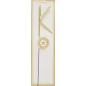 Cold Fire Classic Letter K Gold (1 piece) - 1