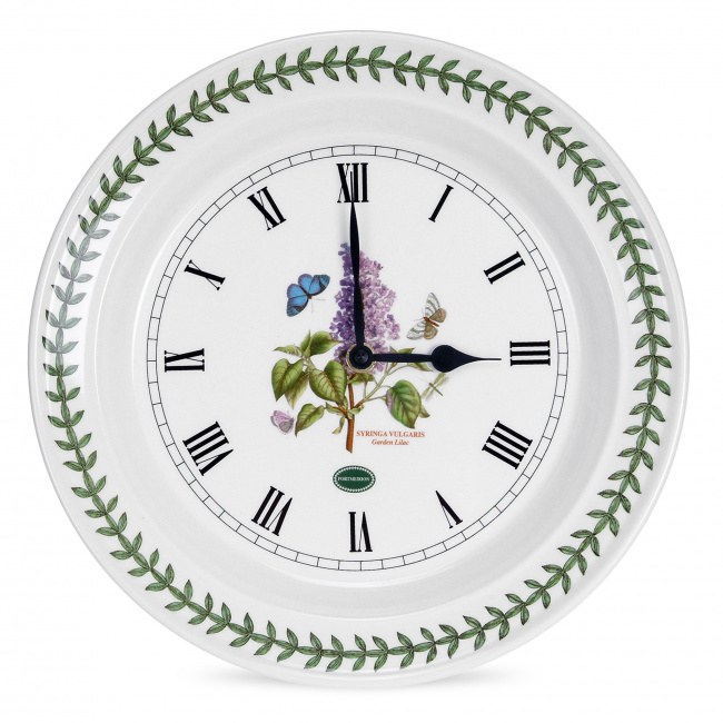 Zegar ścienny Botanic Garden 26,5cm Lilac