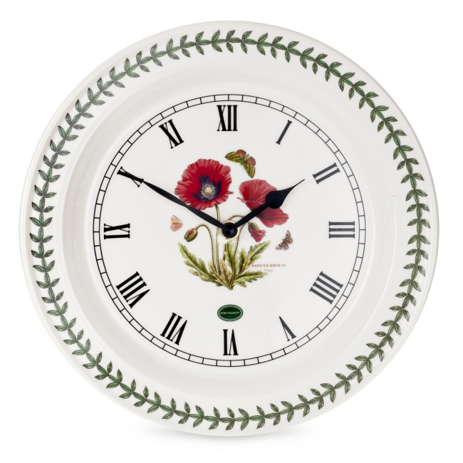 Zegar ścienny Botanic Garden 26,5cm Poppy