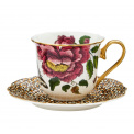 Creatures of Curiosity Cup with Saucer 250ml for Tea Leopard - 1