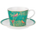 Chelsea Sara Miller Cup with Saucer 200ml for Tea Green - 1