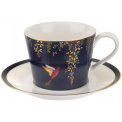 Chelsea Sara Miller Cup with Saucer 200ml for Tea Navy - 1