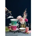 Filiżanka ze spodkiem Chelsea Sara Miller 200ml do herbaty Pink - 4