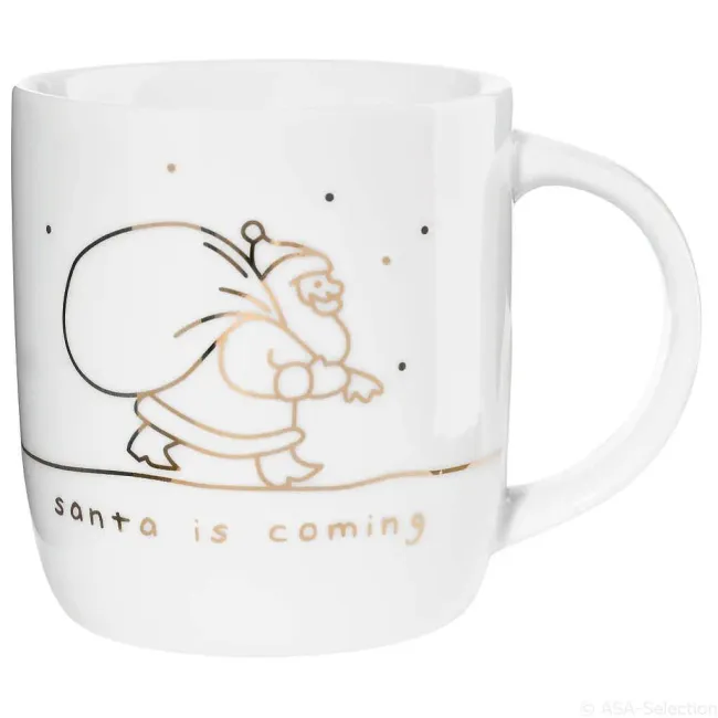 Linia Mug 350ml Santa Is Coming
