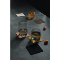 Softleather Set of 4 Coasters 10cm Brown - 7