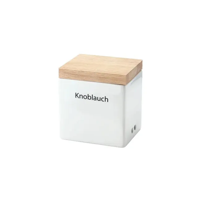 Pojemnik ceramiczny 14x12x15,5cm biały