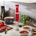 Blender ręczny bezprzewodowy czerwony - 2