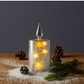 LED Candle 21cm Silver - 2